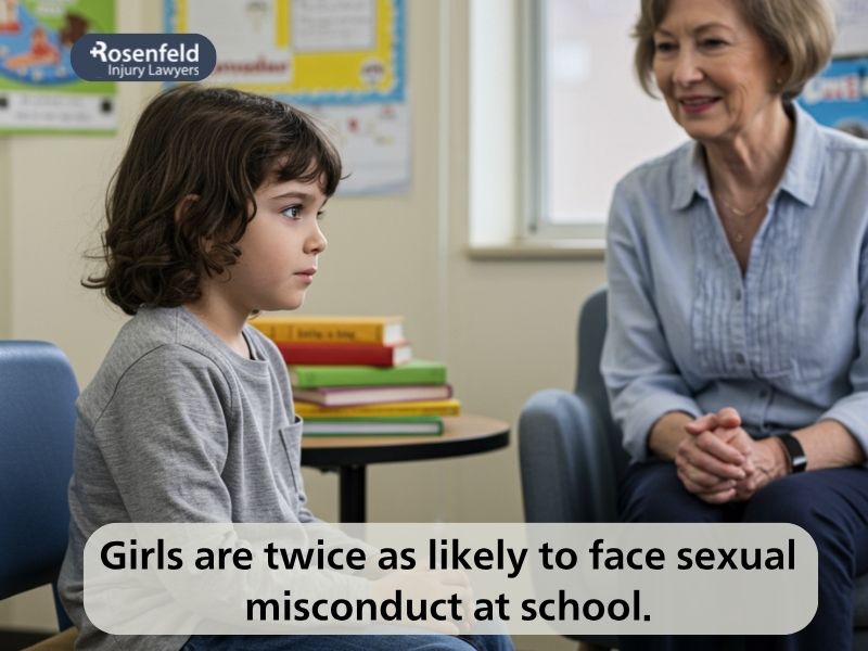 Sexual abuse attorney reviewing case details involving school abuse